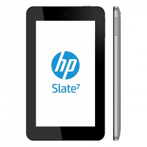 HP Slate 7 – Front logo side